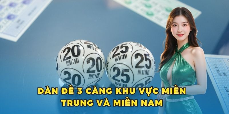 Dàn đề 3 càng khu vực miền Trung và miền Nam